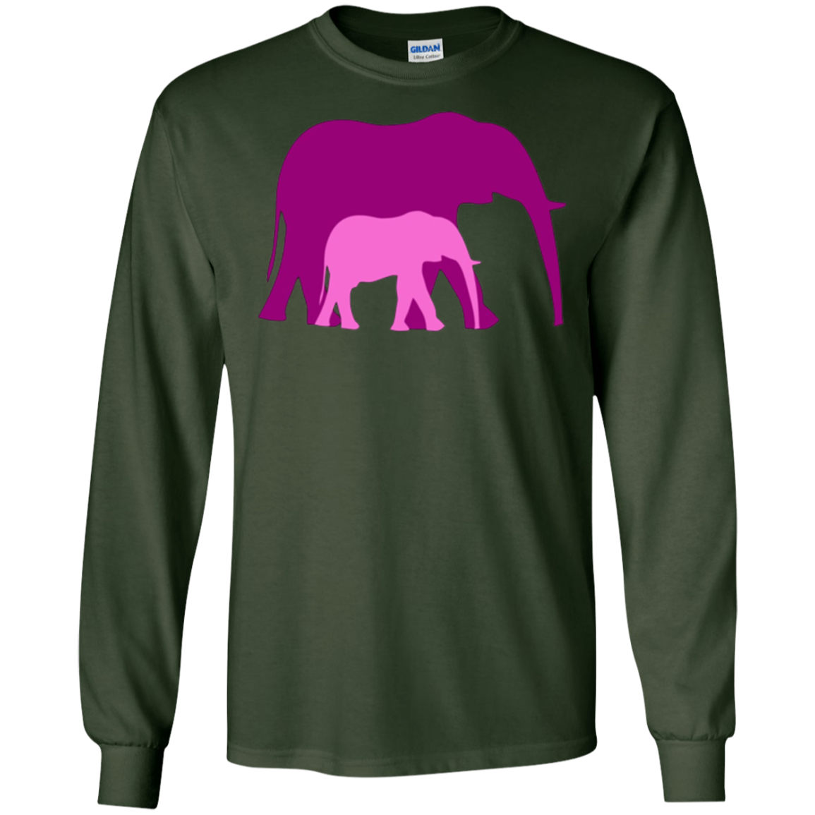 "Mother Daughter Bond" Elephant Herd Parent Child T-Shirt