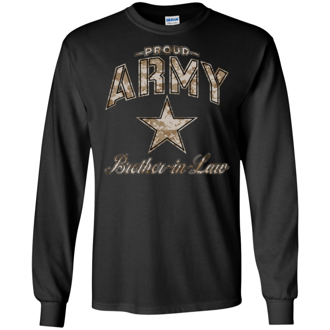 Army Brother-in-Law Shirts for Men and Boys (Camo)