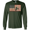 Image of American Flag Motocross BMX T-Shirt