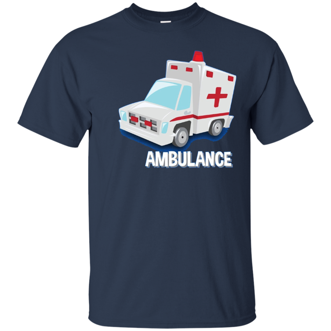 Ambulance Emergency Medical Truck Adults Kids Toddlers Shirt