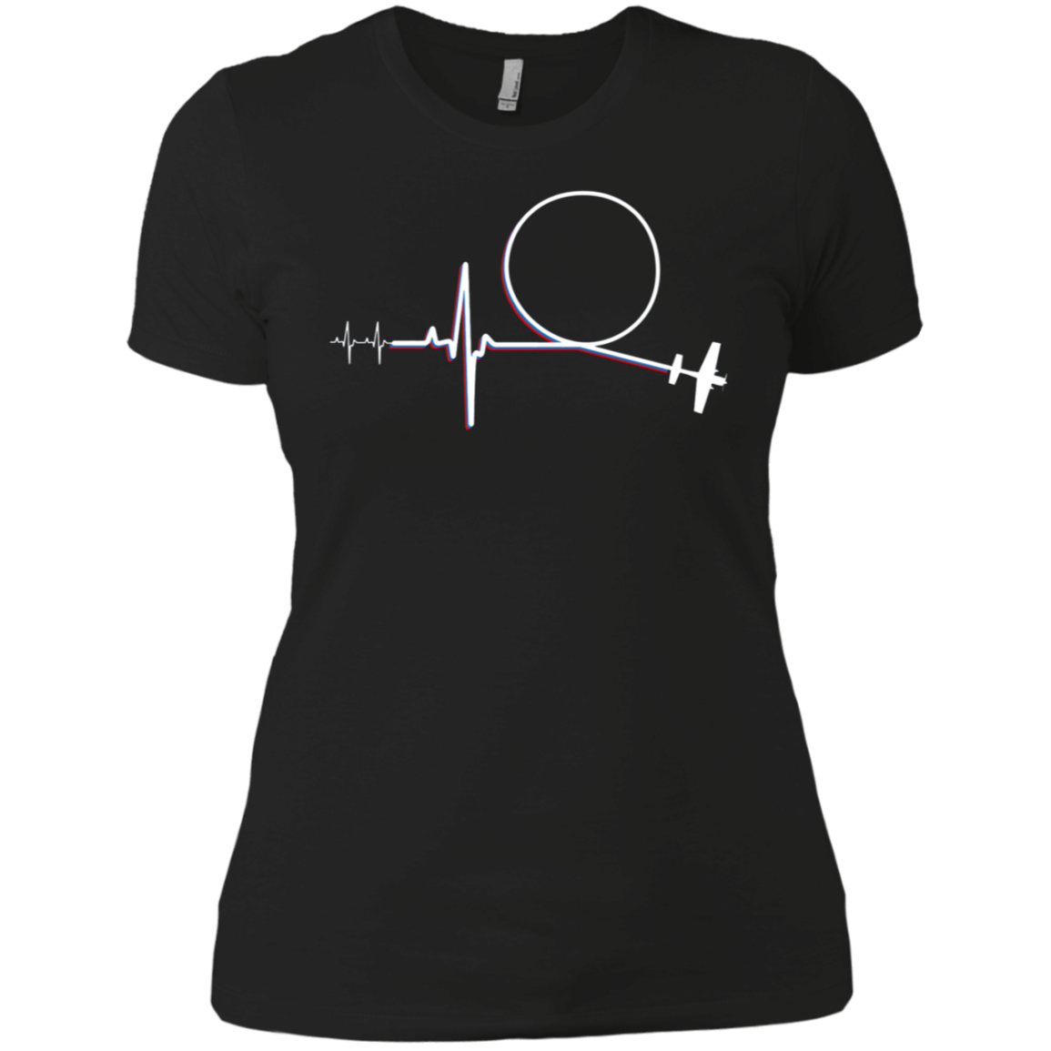 Aerobatic Pilot Heartbeat | Airshow Fan Aerobatic Pilot Tee