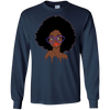 Image of Afro Art Natural Hair T-shirt pour femmes noires
