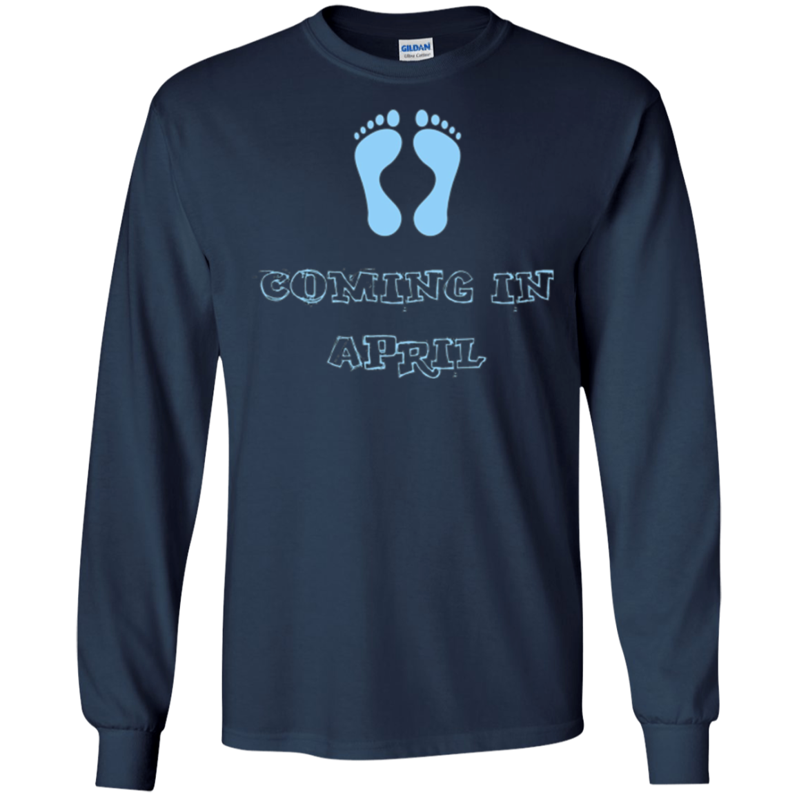 April Due Date Pregnancy Announcement T-Shirt