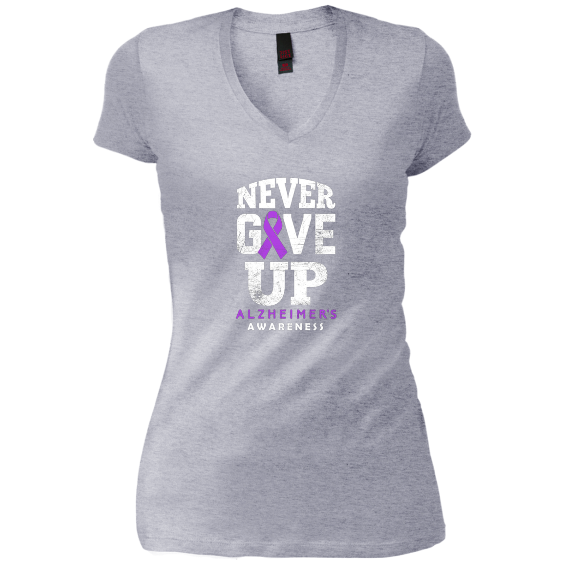 Alzheimer's Awareness Never Give Up Long Sleeve T-Shirt