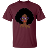 Image of Afro Art Natural Hair T-shirt pour femmes noires