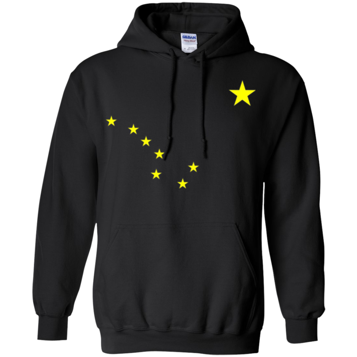 Alaska T-Shirt State Flag Astrology Big Dipper Polaris Tee