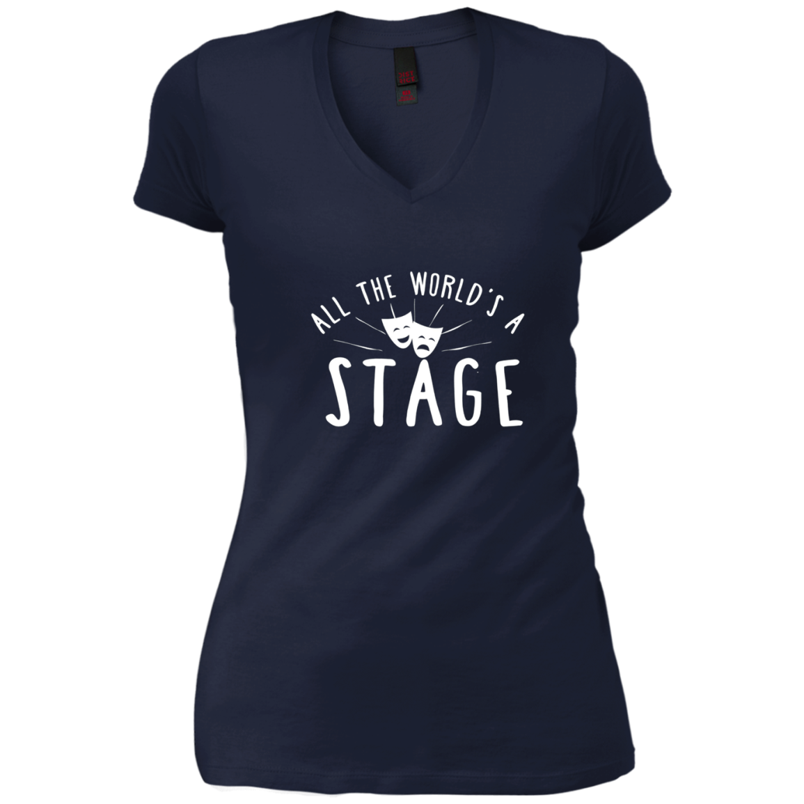 All the World's a Stage Drama Masks Theatre T-Shirt