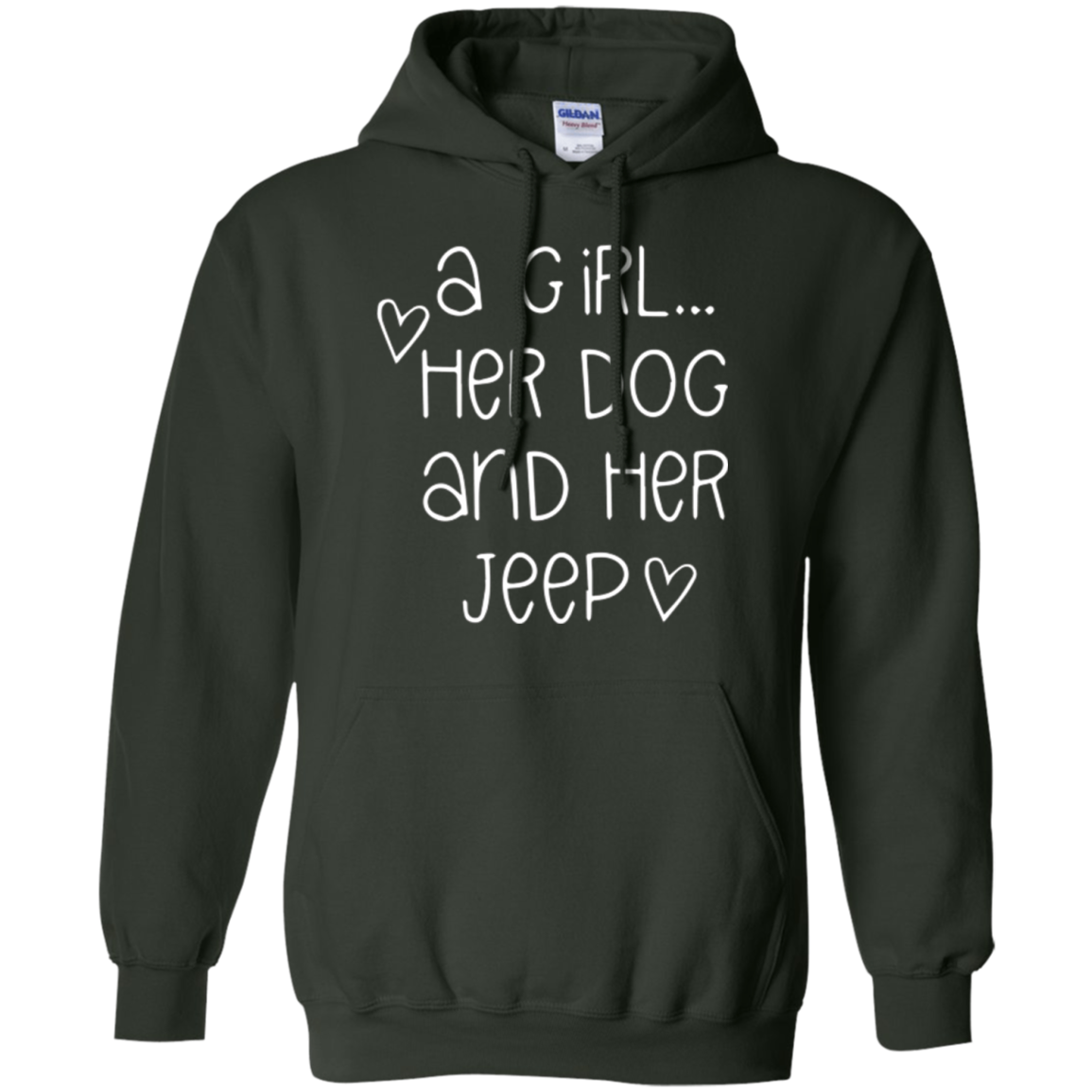 A Girl...Her Dog And Her Jeep T shirt
