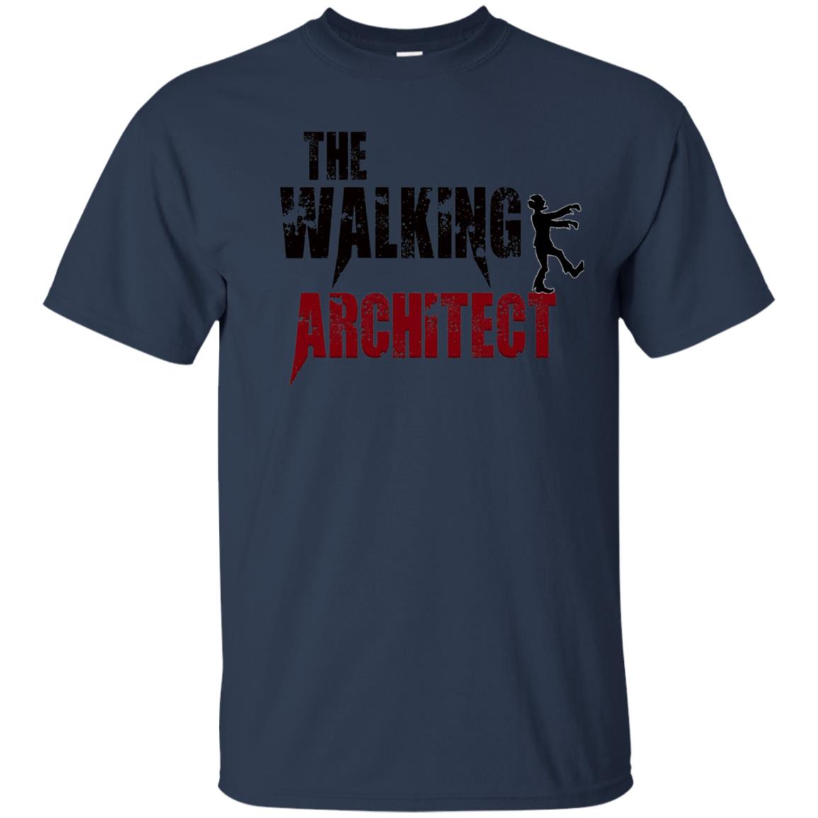 Architect gift t shirts walking Architecture zombies tee day
