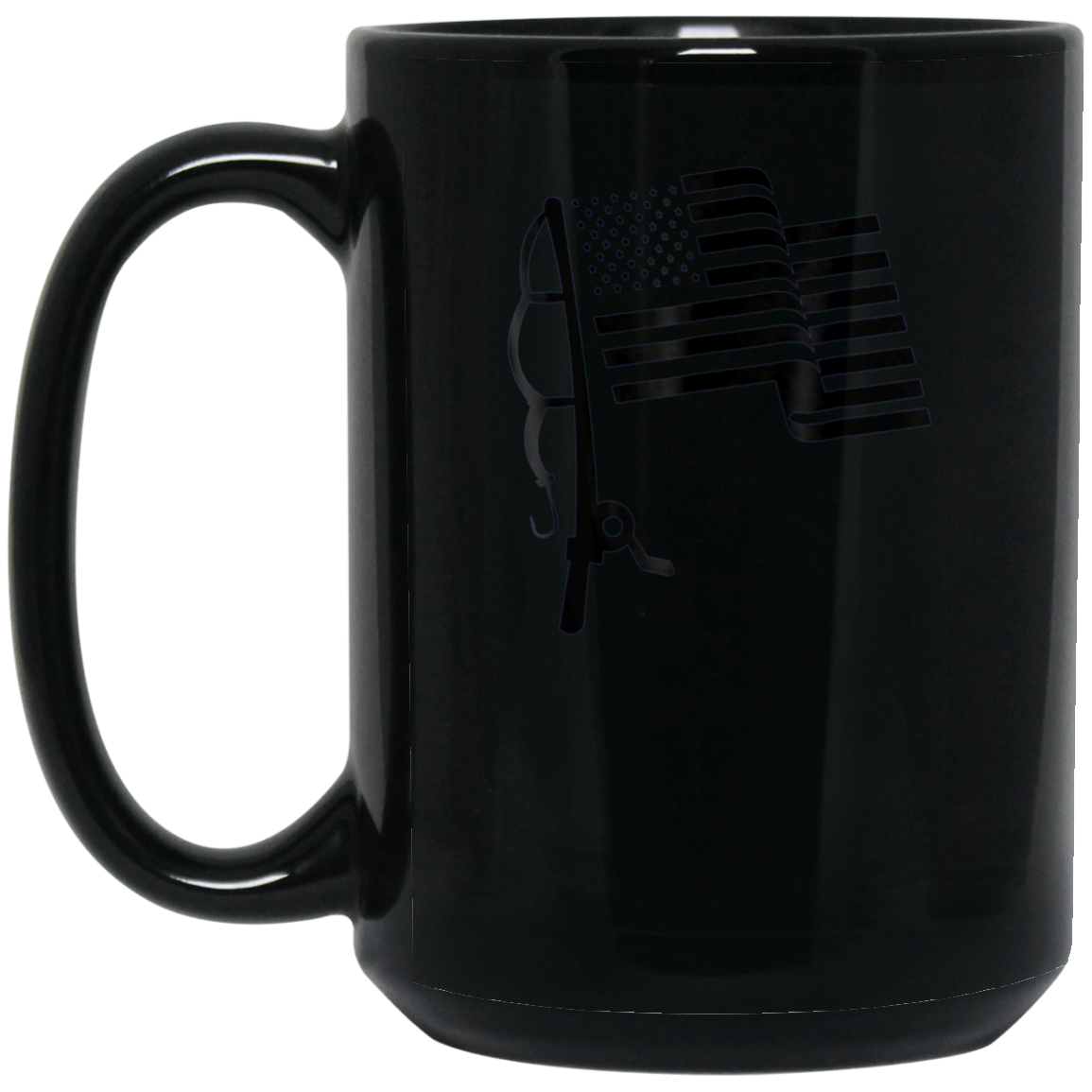 'Patriotic Fishing USA Flag' Cool Fishing July 4th Shirt