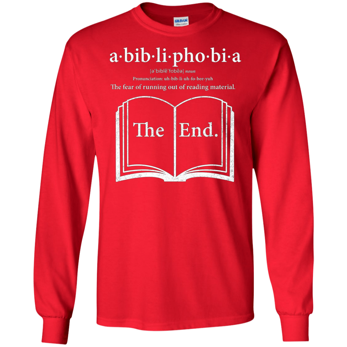 Abibliophobia Reading Book Lover T-Shirt