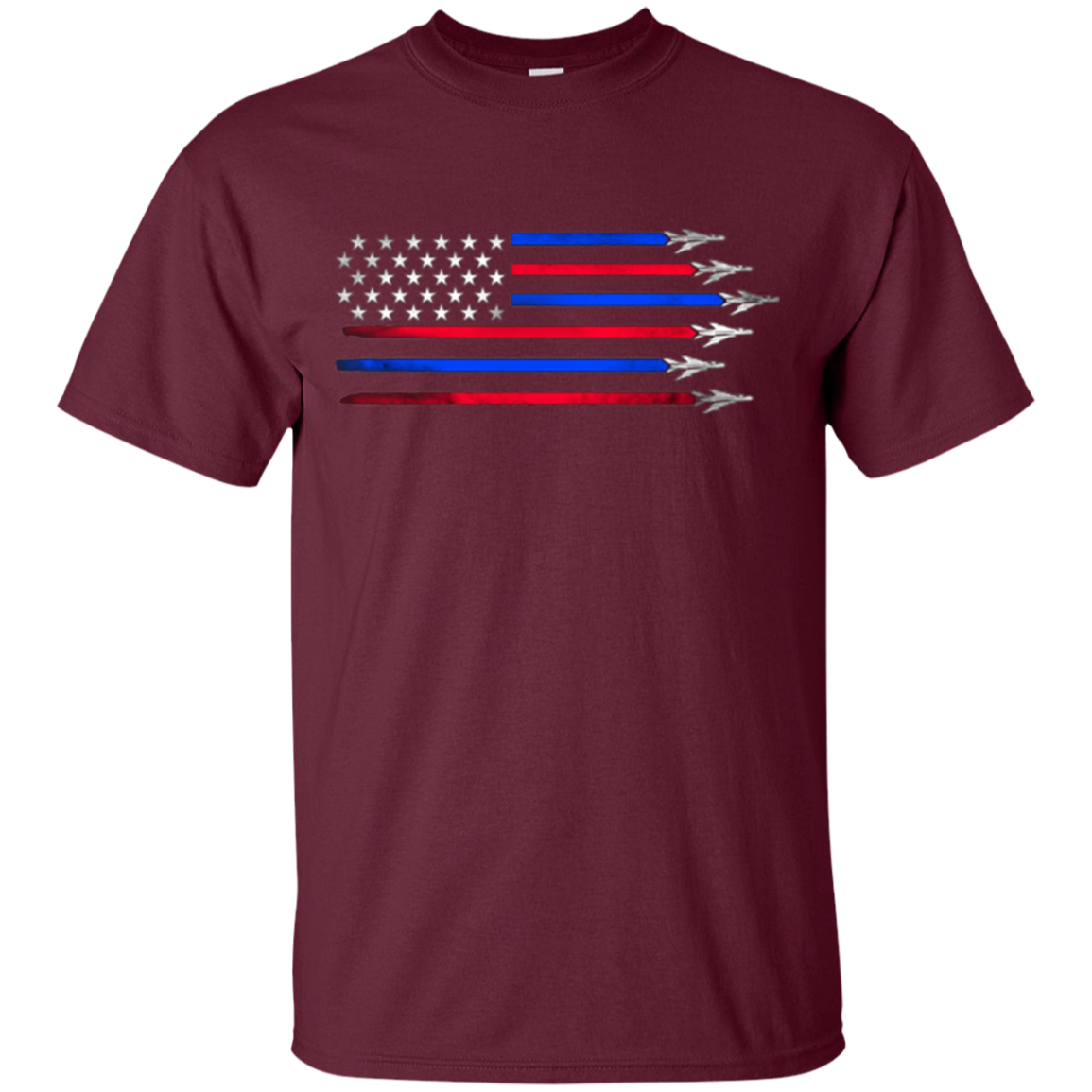 American Flag Independence Day T-Shirt for 4th of July