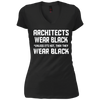 Image of Architects wear black unless it is hot then they wear black
