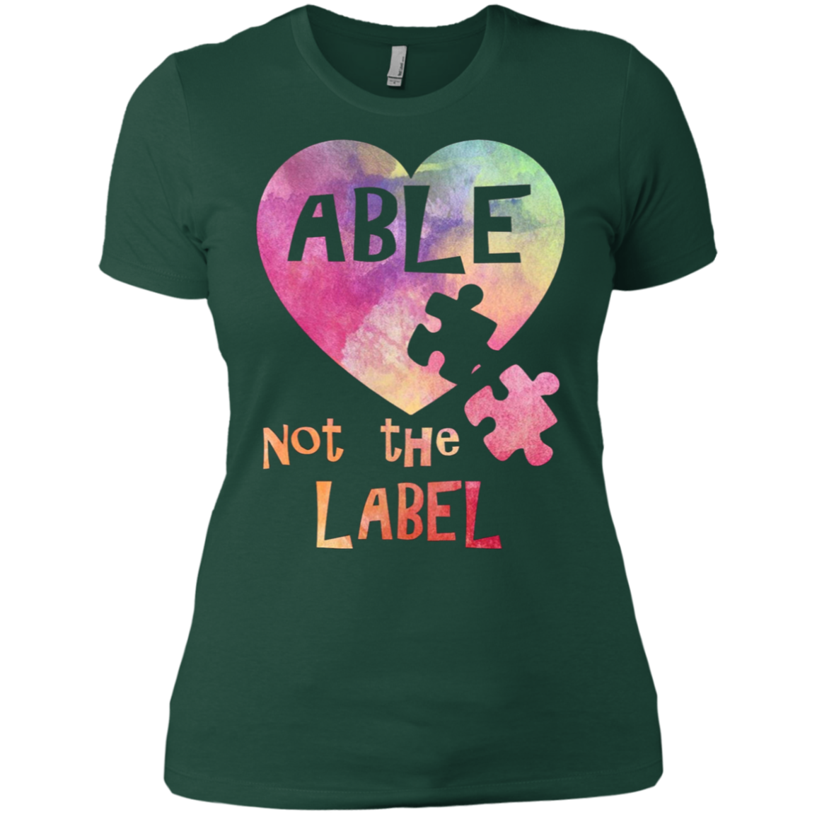 Autism Awareness t Shirts See The able not The Label Men-Women-Kid Gift tees