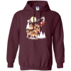 Image of Akita Dog Merry Christmas T Shirt