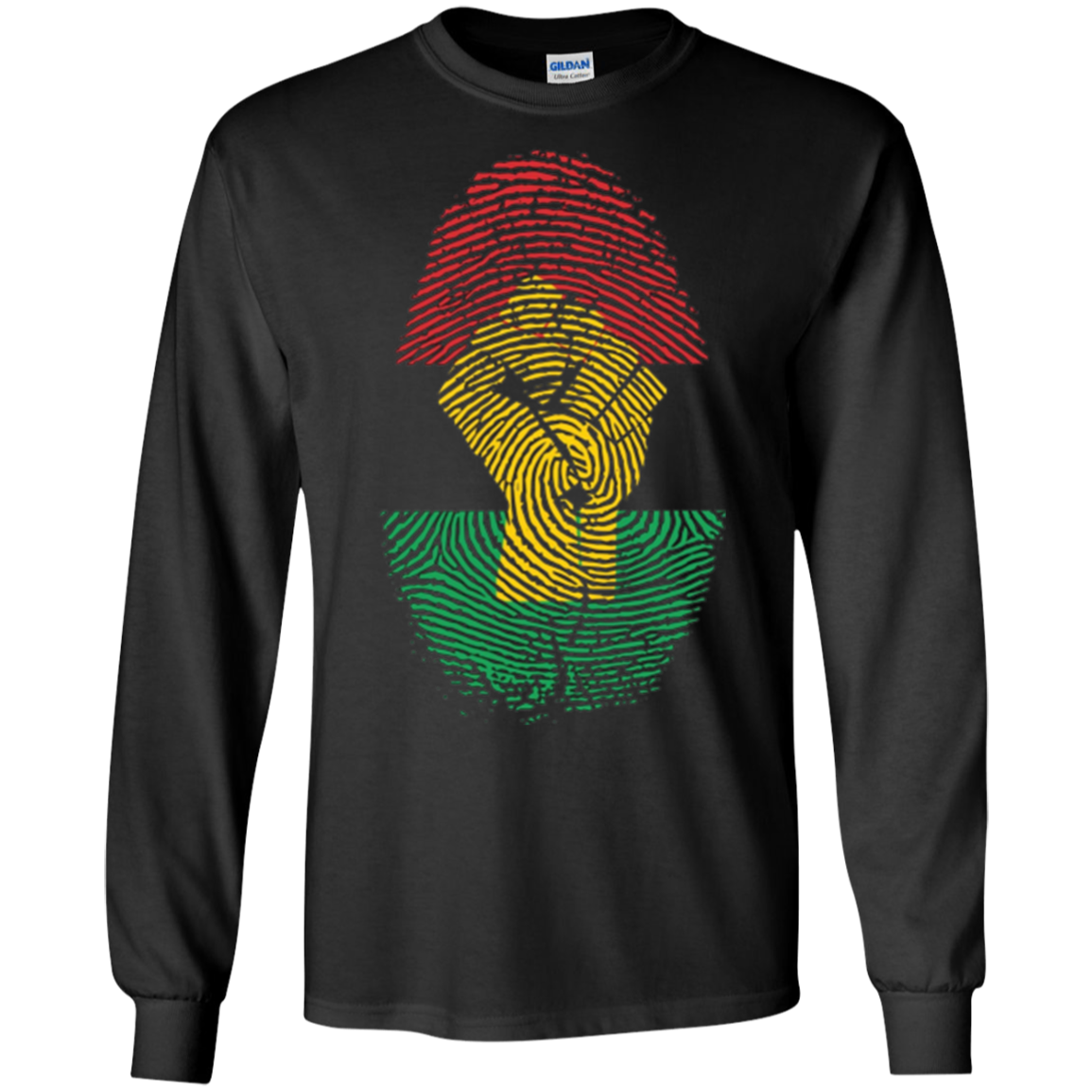 African Pride Fingerprint Black History T-Shirt