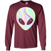 Image of Alien Head T-Shirt Holographic Effect