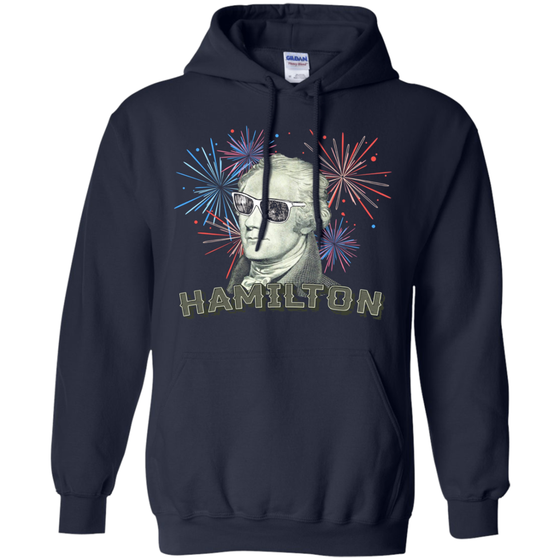 Alexander Hamilton Sunglasses Fireworks HIstory T Shirt