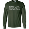 Image of Santa Fake News T-Shirt Trump Joke Funny Christmas Gift