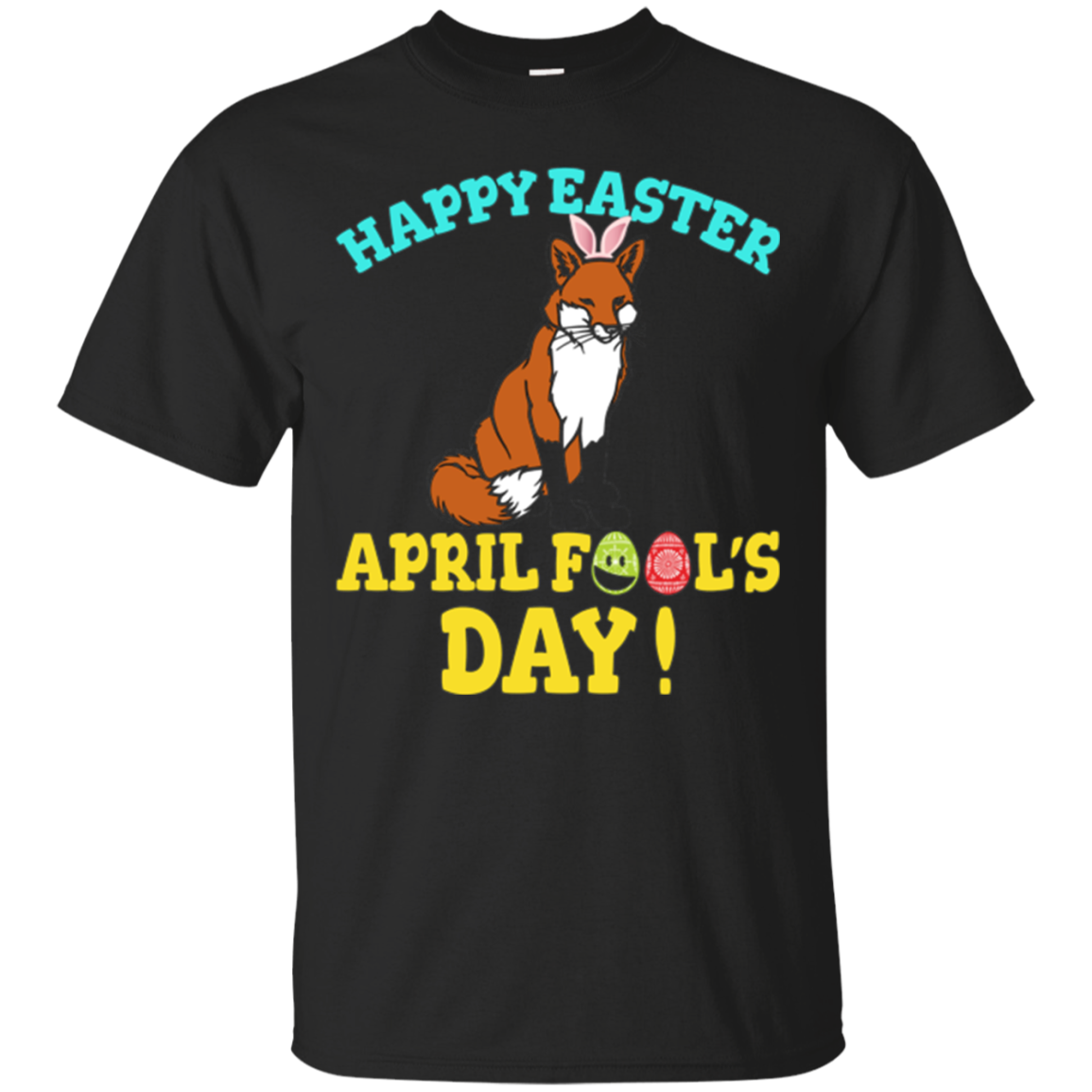 Funny happy Easter April fool's day foxes T-shirts Tees