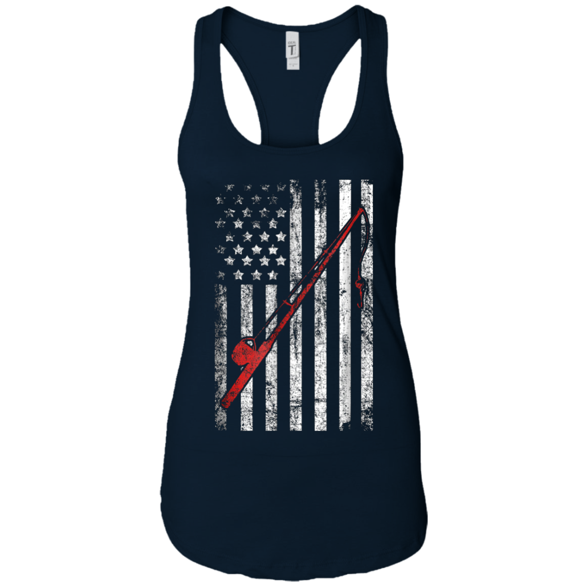 American Flag Patriotic Fishing T shirt