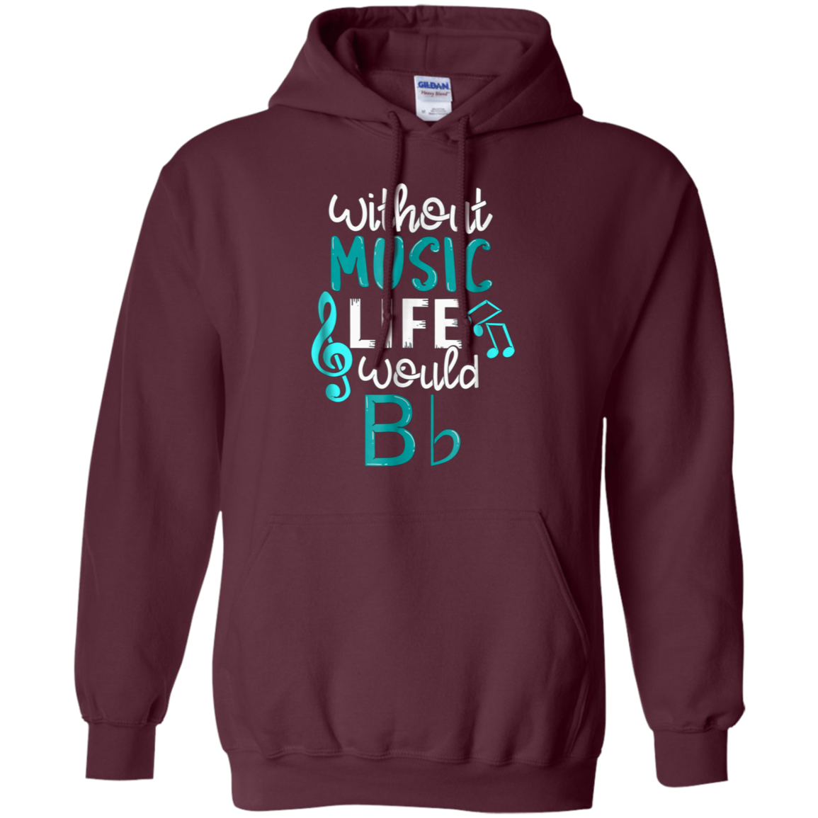 Without Music Life Would B Flat T-Shirt - Funny Music