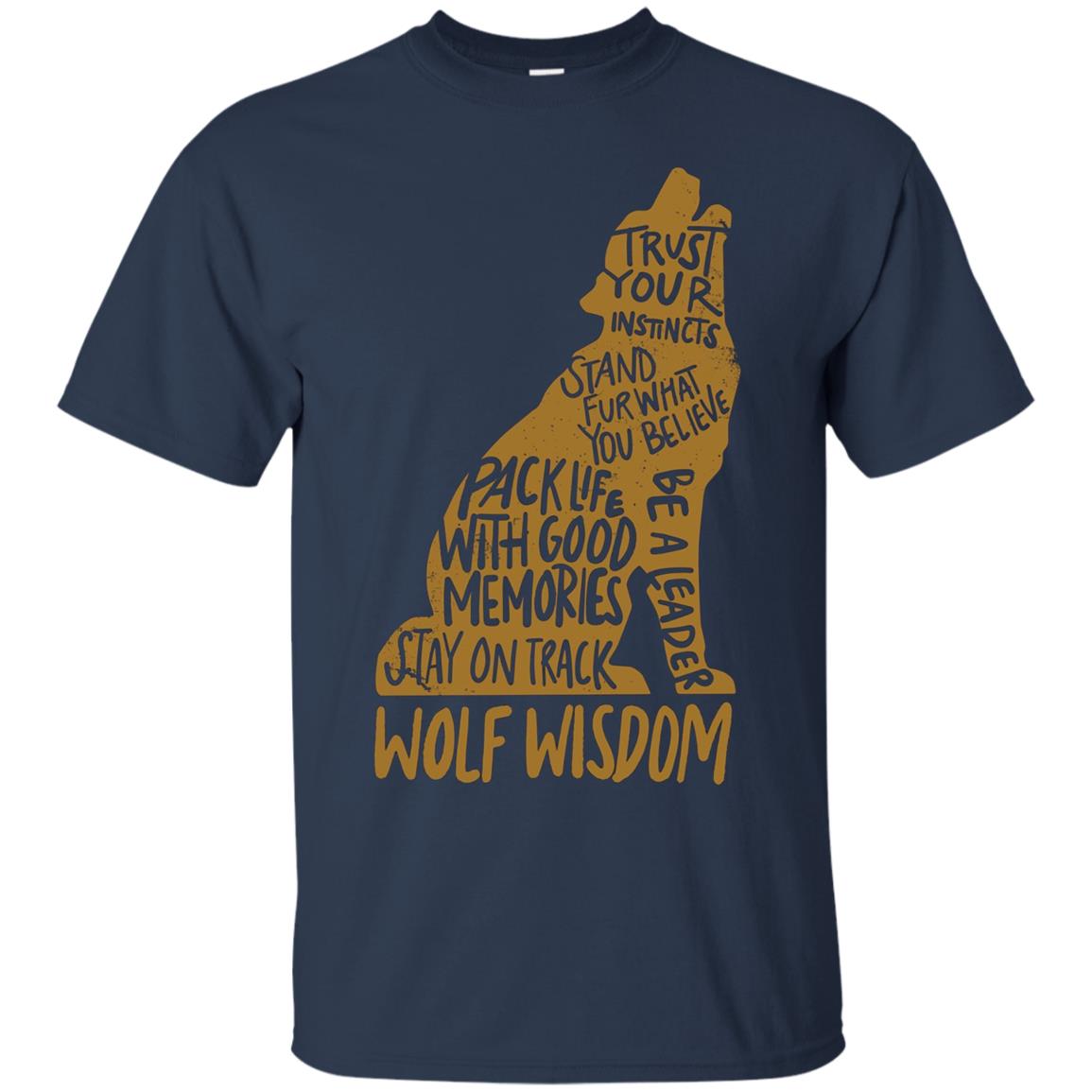 Wolf Wisdom T-shirt - Wolf Lovers Tshirt