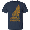 Image of Wolf Wisdom T-shirt - Wolf Lovers Tshirt