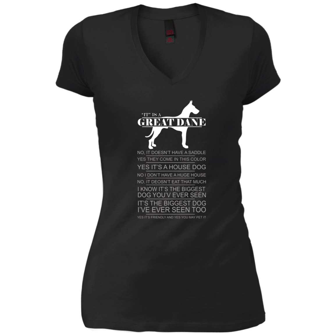 "It" Is A Great Dane T-Shirt