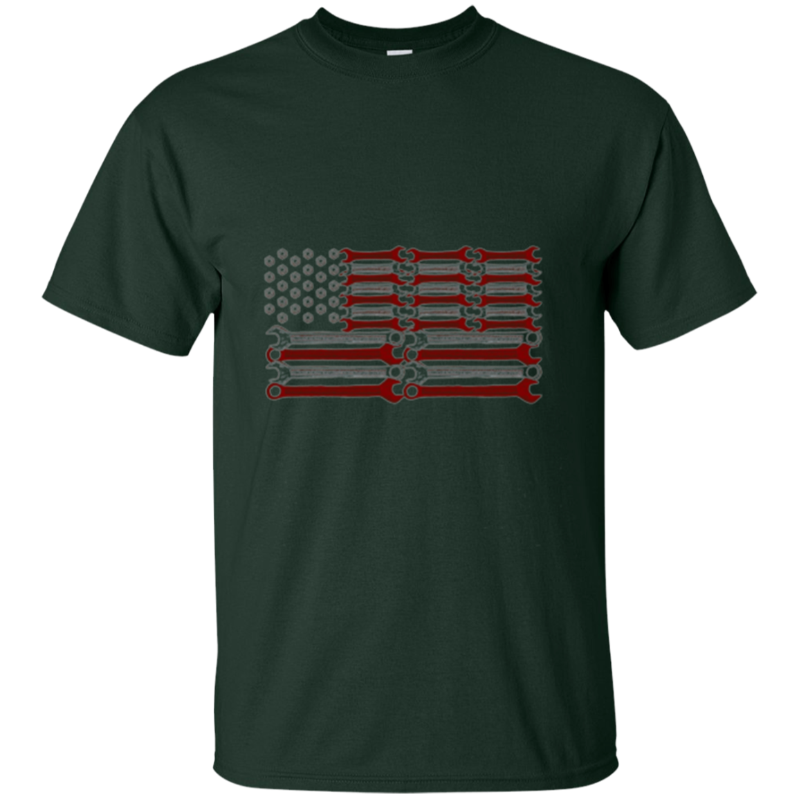 American flag wrench diesel powered