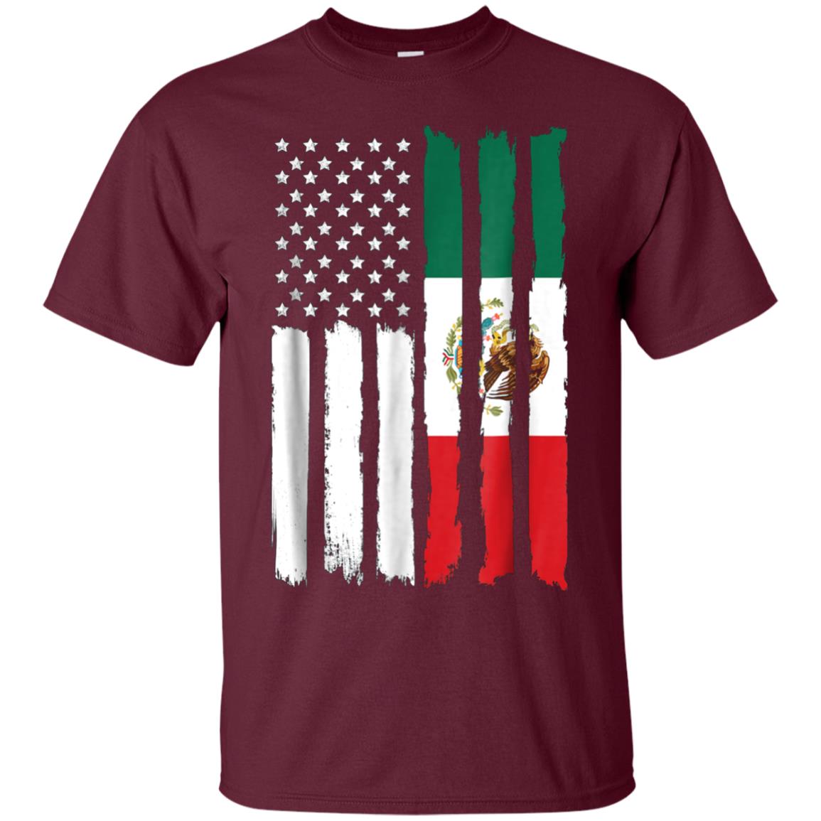 American Mexico Patriotic Flag T-shirt