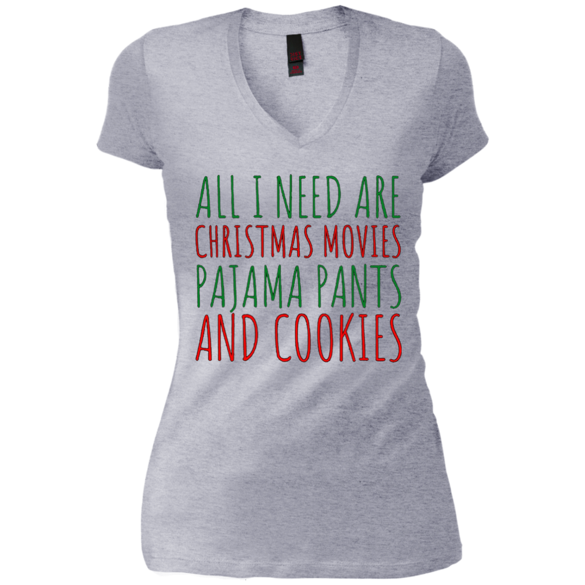 All I Need are Christmas Movies Pajama Pants Cookies T-Shirt
