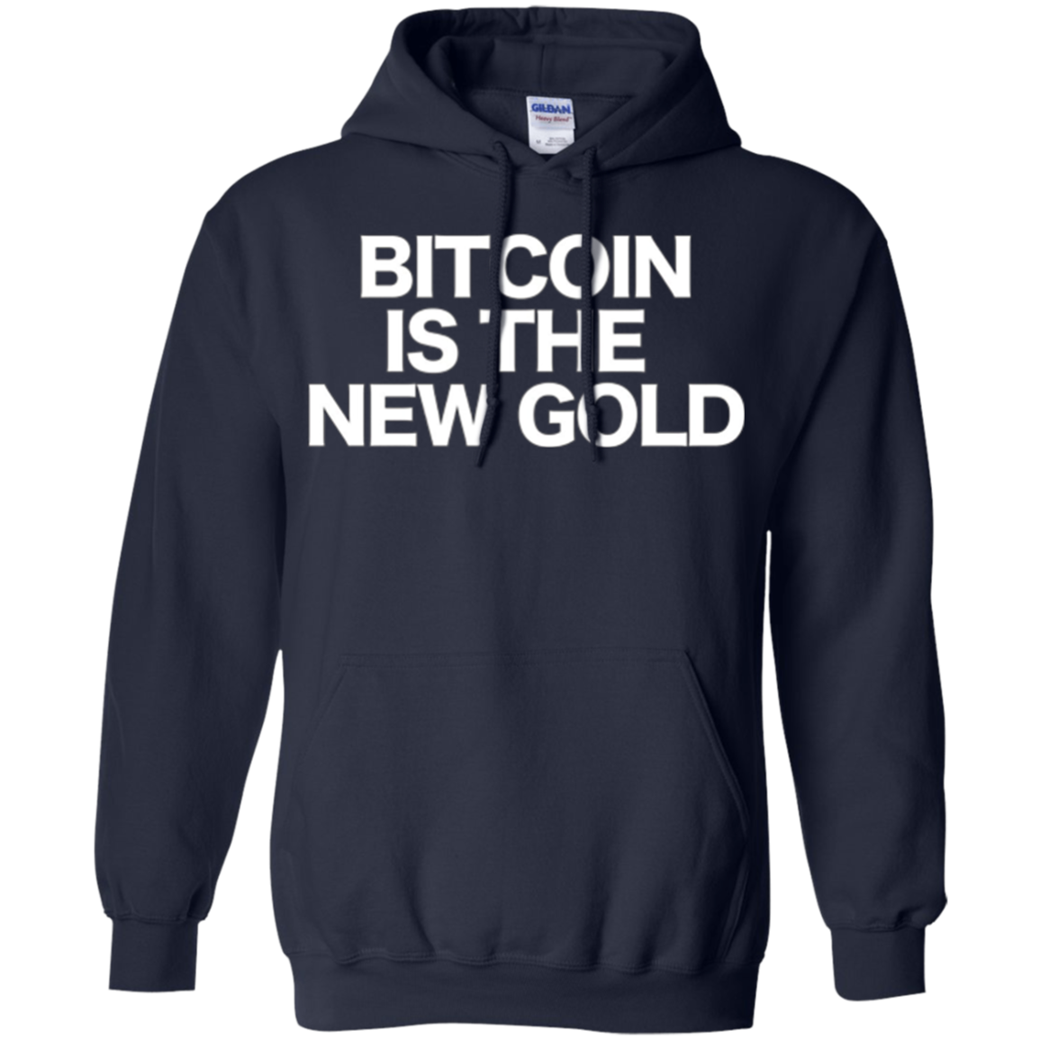 Sarcastic Bitcoin T-shirt BTC is the new Gold