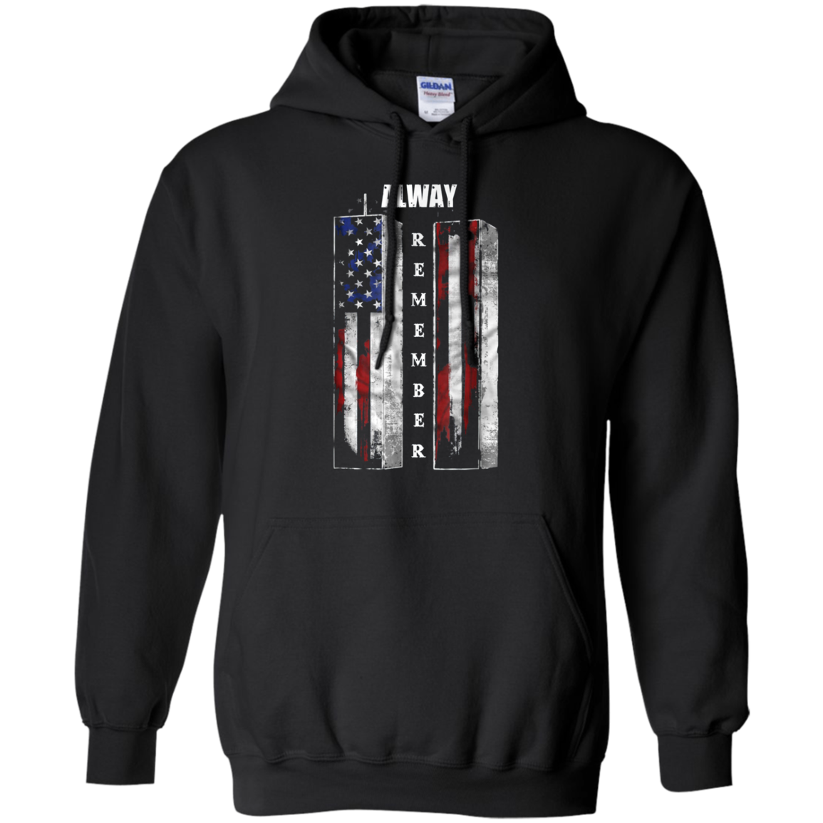 Always Remember Sept 11th Patriot - American Flag T-Shirt