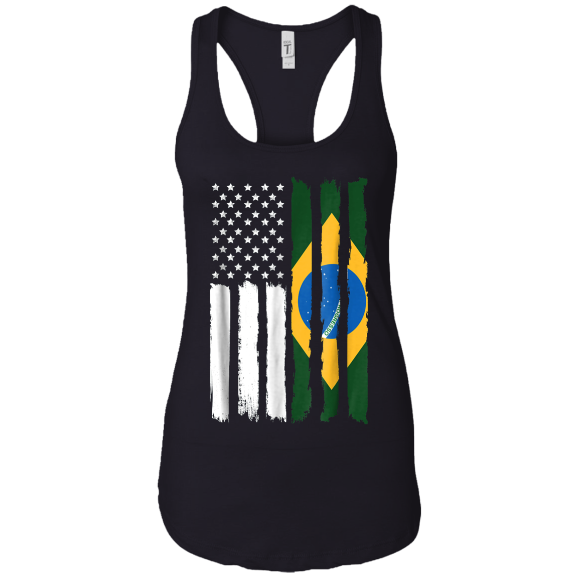 American Brazil Patriotic Flag T-shirt