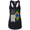 Image of American Brazil Patriotic Flag T-shirt