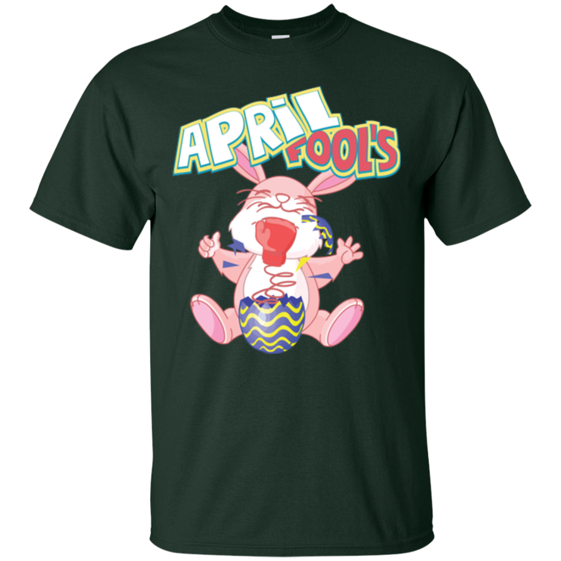 April Fools Cute Easter Bunny 2018 Gift T-Shirt Men & Women