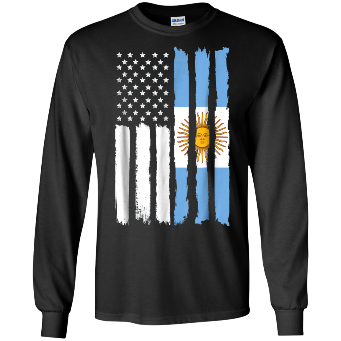 American Argentina Patriotic Flag T-shirt