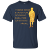 Image of Alexander Hamilton Quote Shirt Gold Silhouette T-Shirt