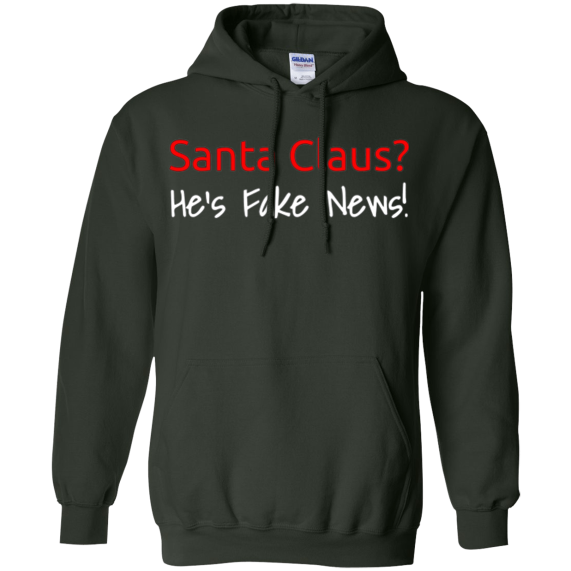 Santa Fake News T-Shirt Trump Joke Funny Christmas Gift