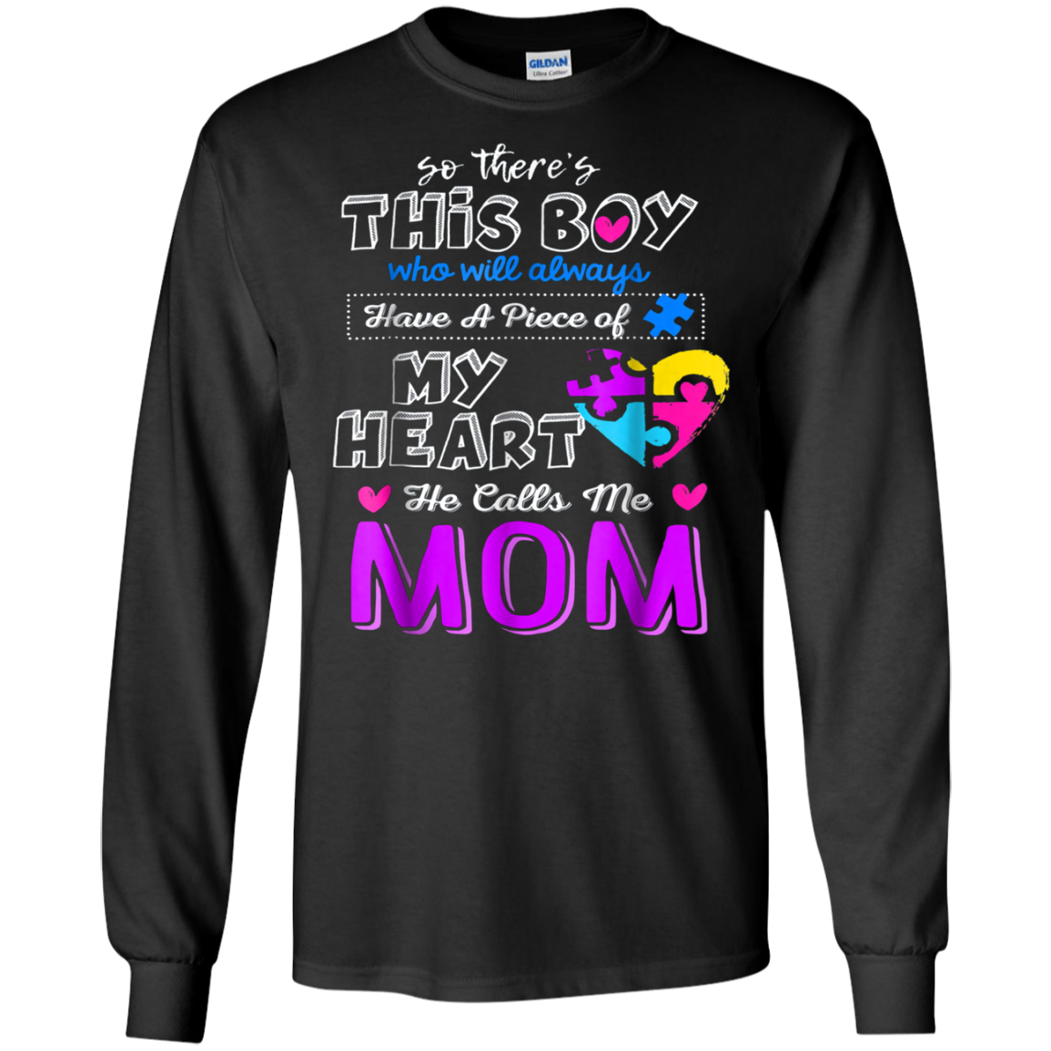 Autism Awareness Puzzle Mom Gift T Shirt