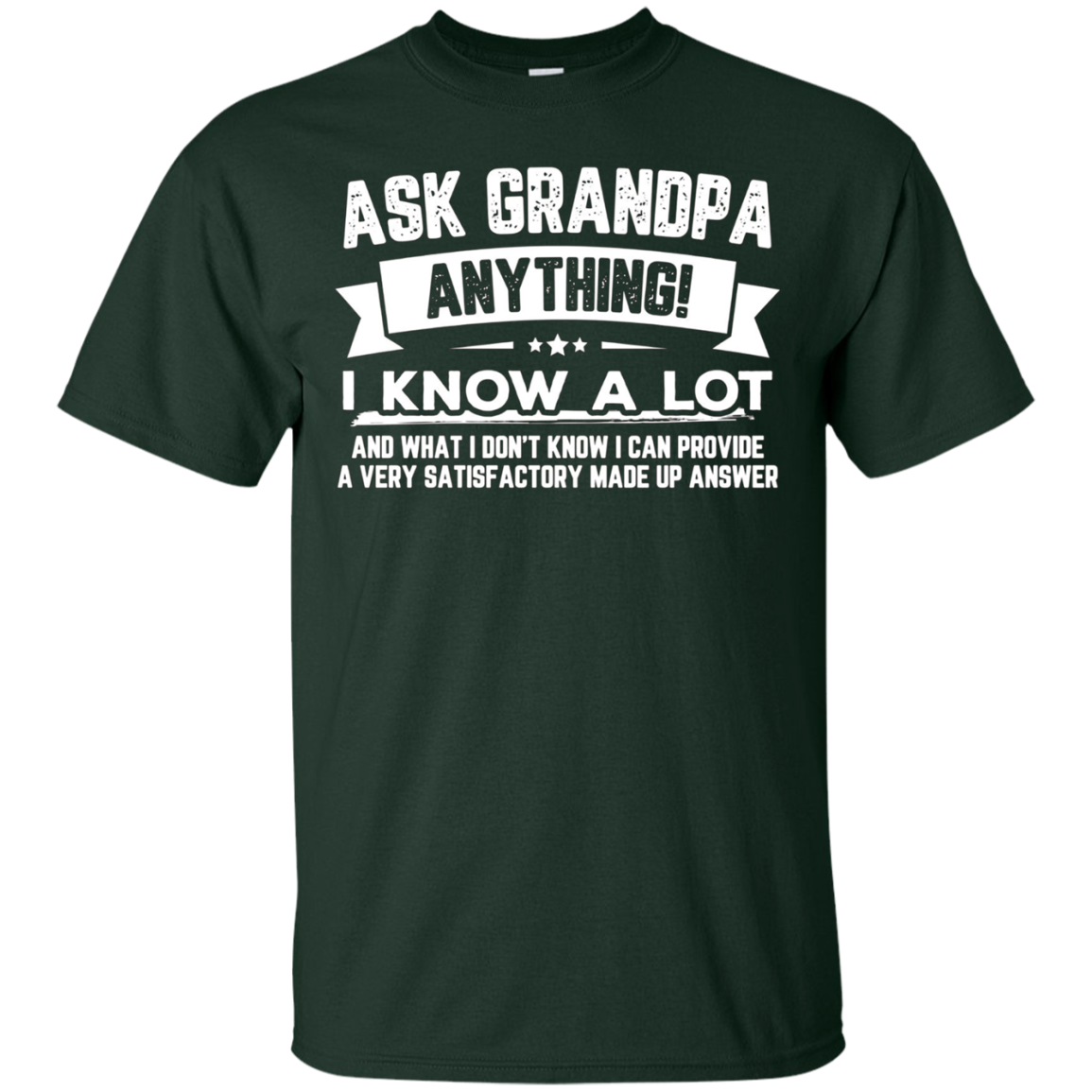 Ask Grandpa Anything Funny Father's Day T-Shirt Gift Smart
