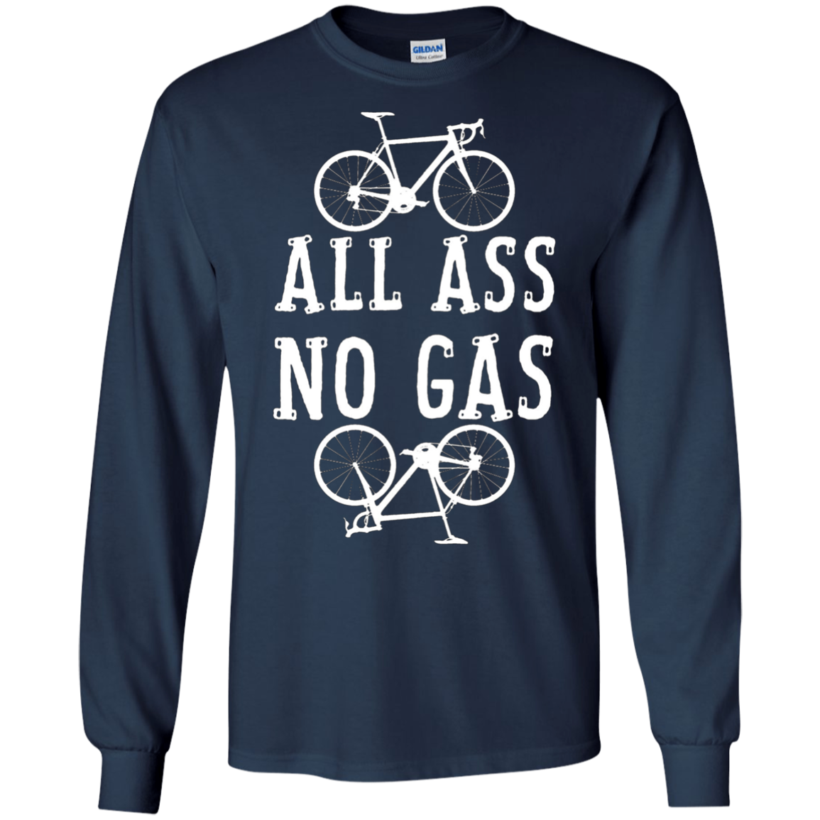 ALL ASS NO GAS Shirt - cycling lover shirts