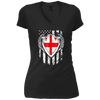 Image of Angel Georgian American Flag Patriotic Georgia USA Tshirt