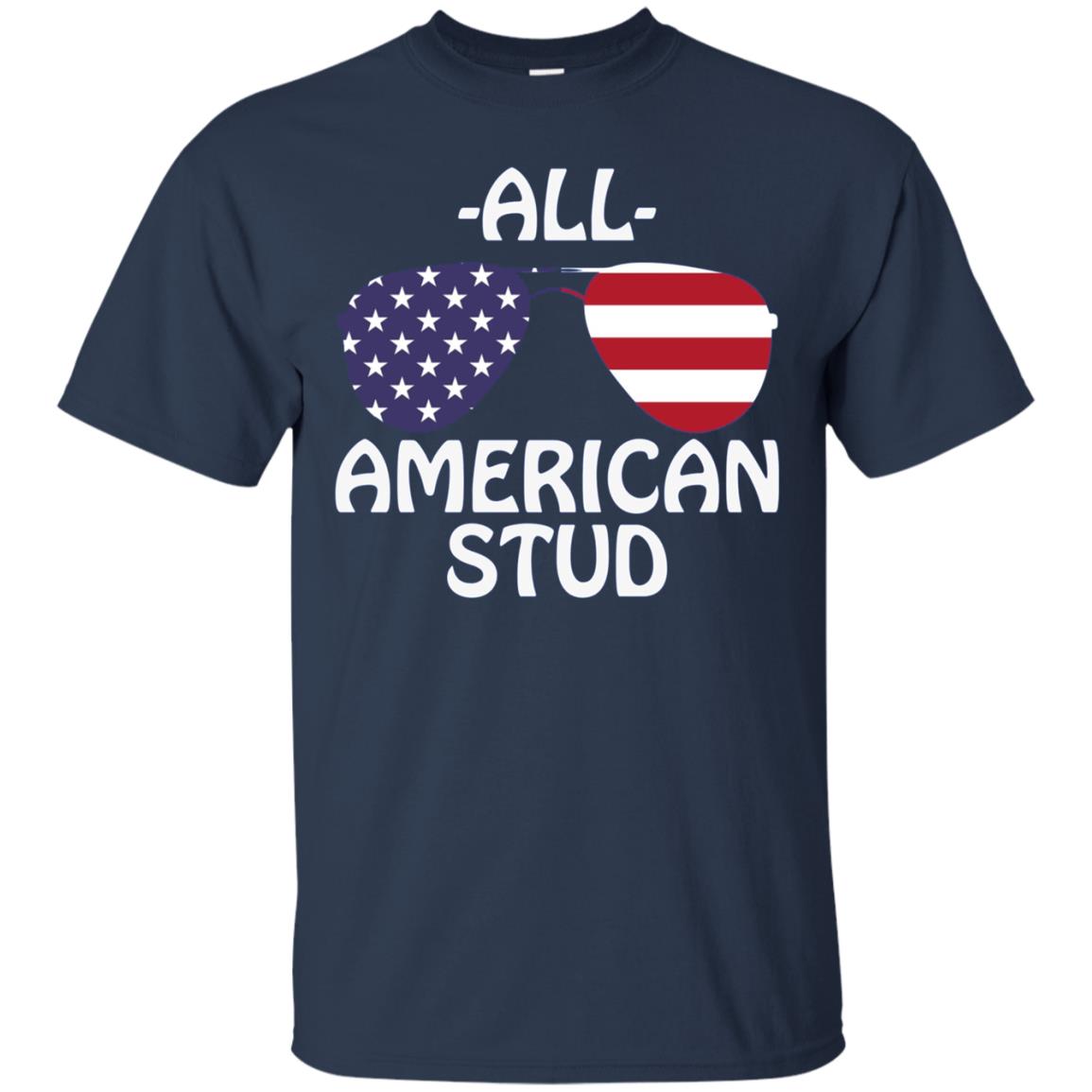 America 4th of July Patriot Sunglass USA Flag Cool T-shirt