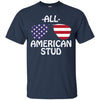 Image of America 4th of July Patriot Sunglass USA Flag Cool T-shirt