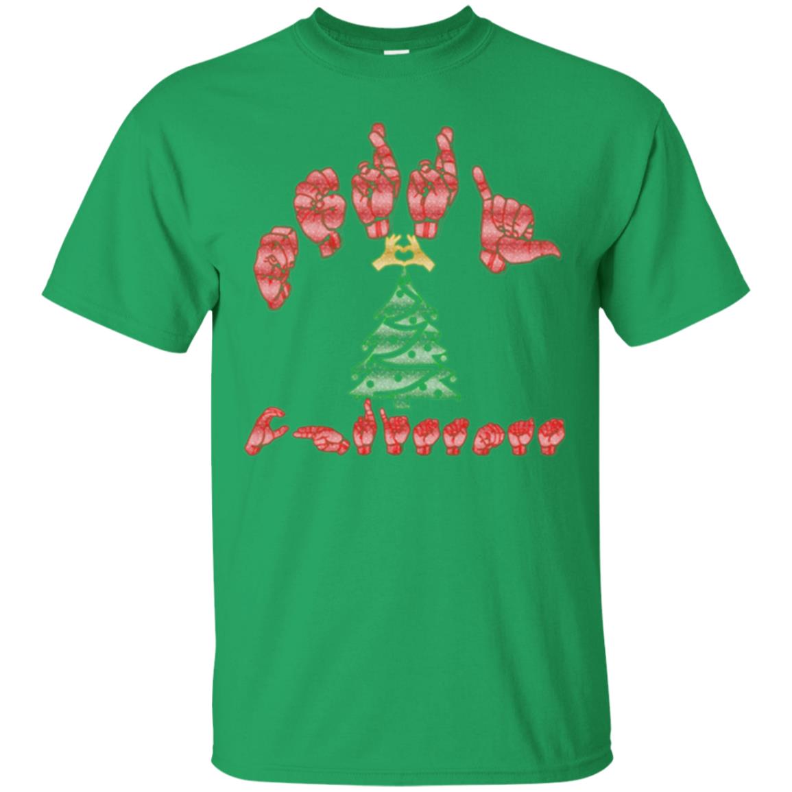 American Sign Language Christmas T shirt great gift idea