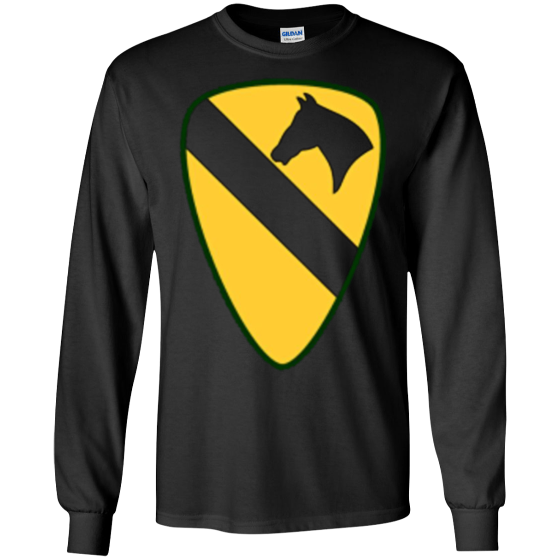 Army 1st Cavalry Division Patch Military Veteran T-Shirt