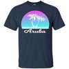 Image of Aruba Souvenir TShirt Tropical Palm Tree Beach Travel Gift