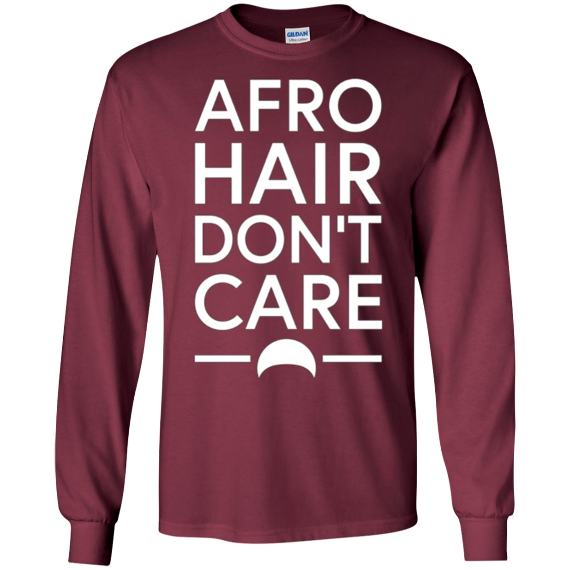 Afro Hair Don't Care Funny T-Shirt